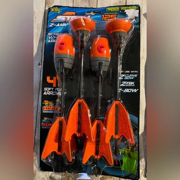 🆕 2PK Zing Air Storm Z Ammo Z-arts Arrow Darks Refills - Picture 4 of 8